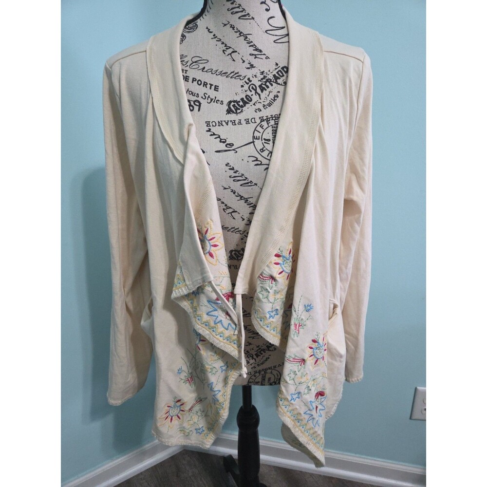 Sundance embroidered cardigan small boho hippie festival